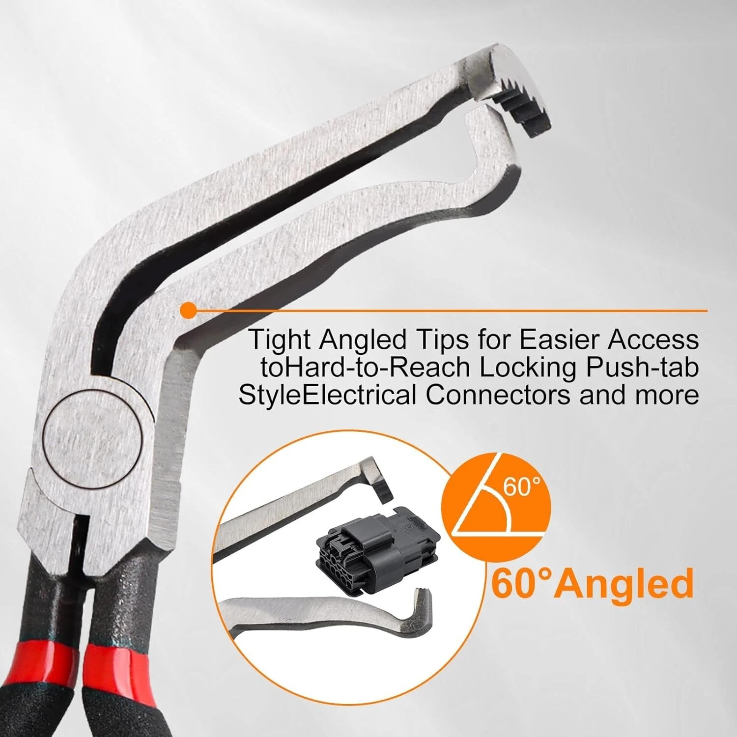 3PC Electrical Disconnect Pliers 60 Degree Electrical Connector Separator Wiring