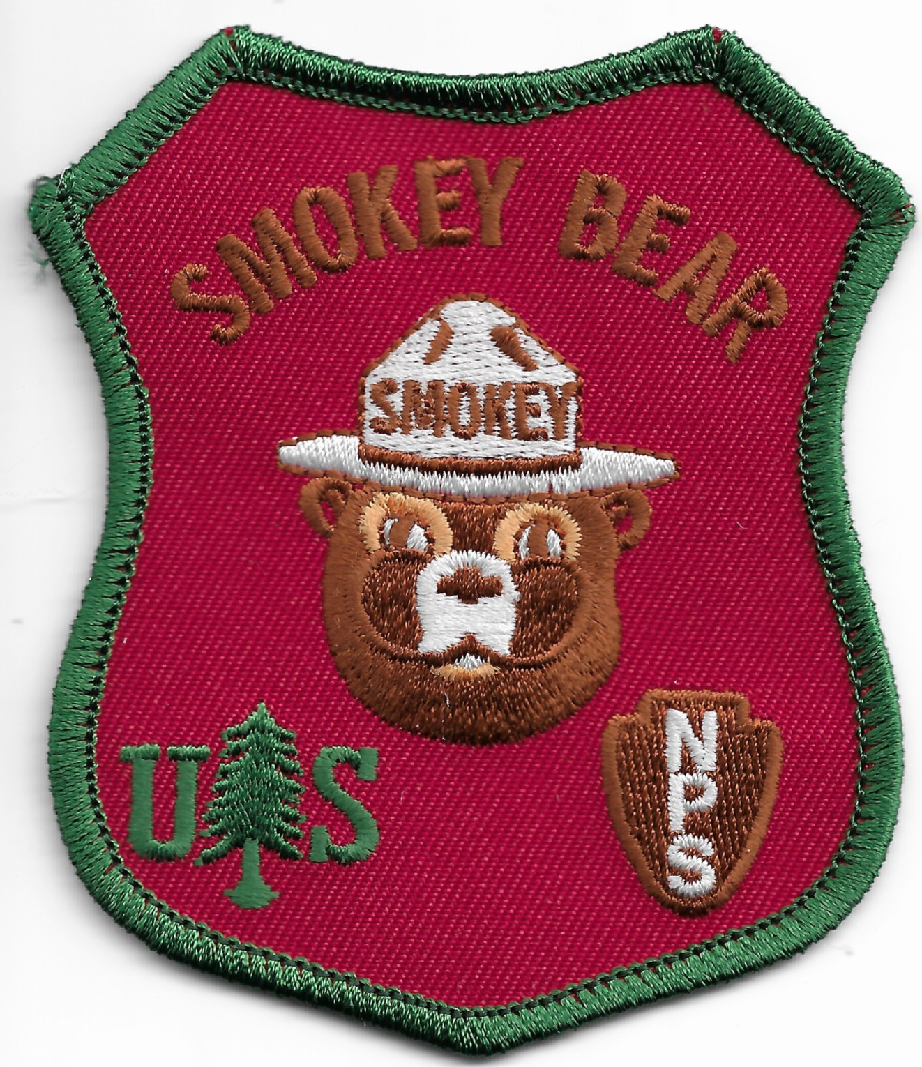 Wildland - National Park Service - Smokey Bear (NON-FIRE) (3" x 3.5") fire patch