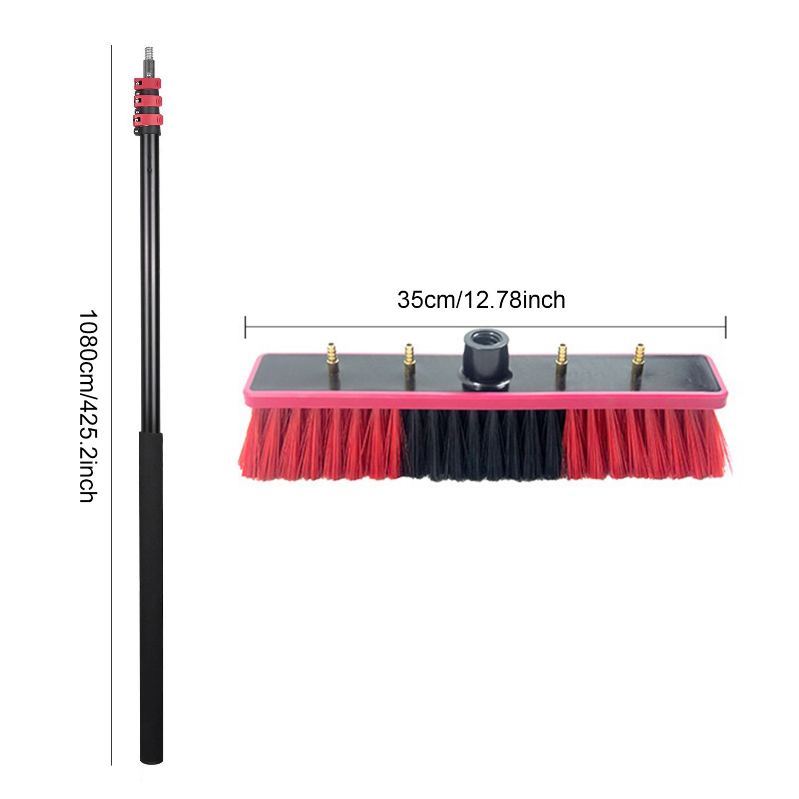 11pcs Adjustable Solar Panel Cleaning Kit Stainless Steel Window Cleaner Scraper