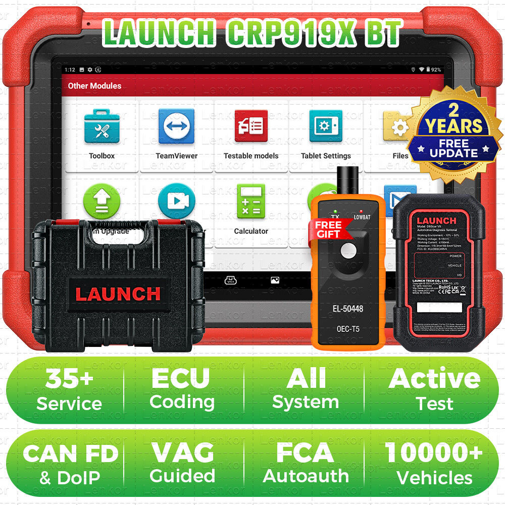2025 LAUNCH X431 CRP919X BT PRO Bidirectional Car Diagnostic Scanner ECU Coding