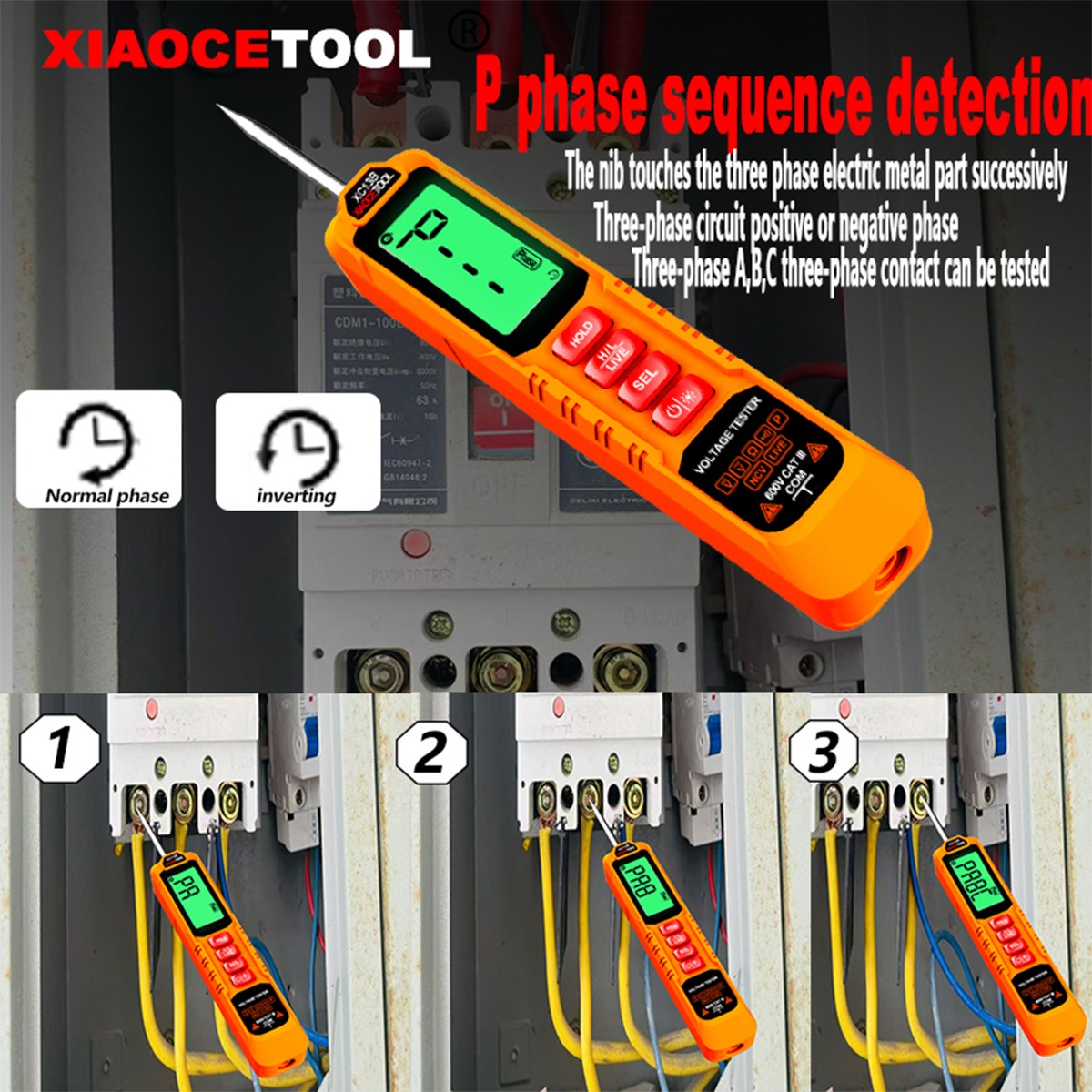 Digital Multimeter AC DC Voltmeter Ammeter Ohmmeter Volt Tester Meter