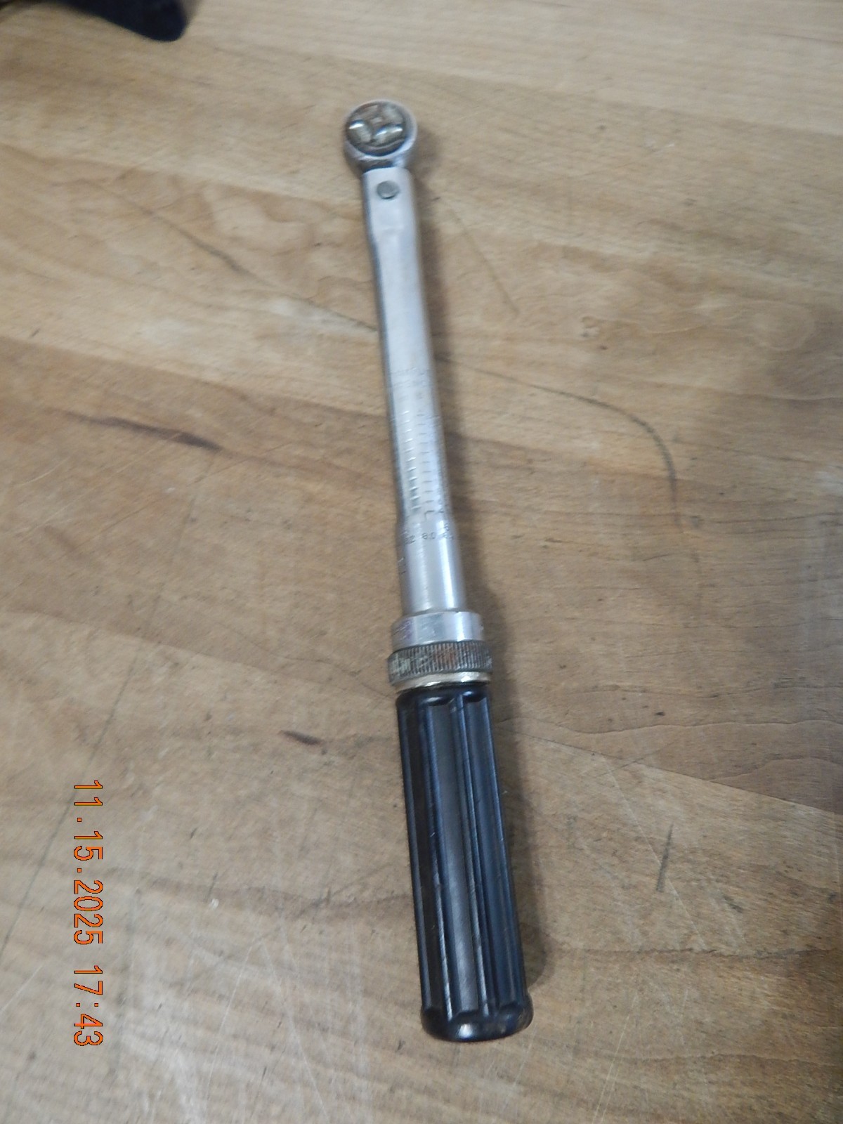WILLIAMS Click Torque Wrench BTW-1RC 30-250 in-lbs 3/8"