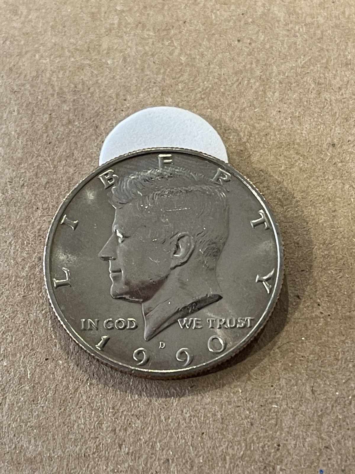 1990 D Kennedy Half Dollar-Nice Rim- Free Shipping