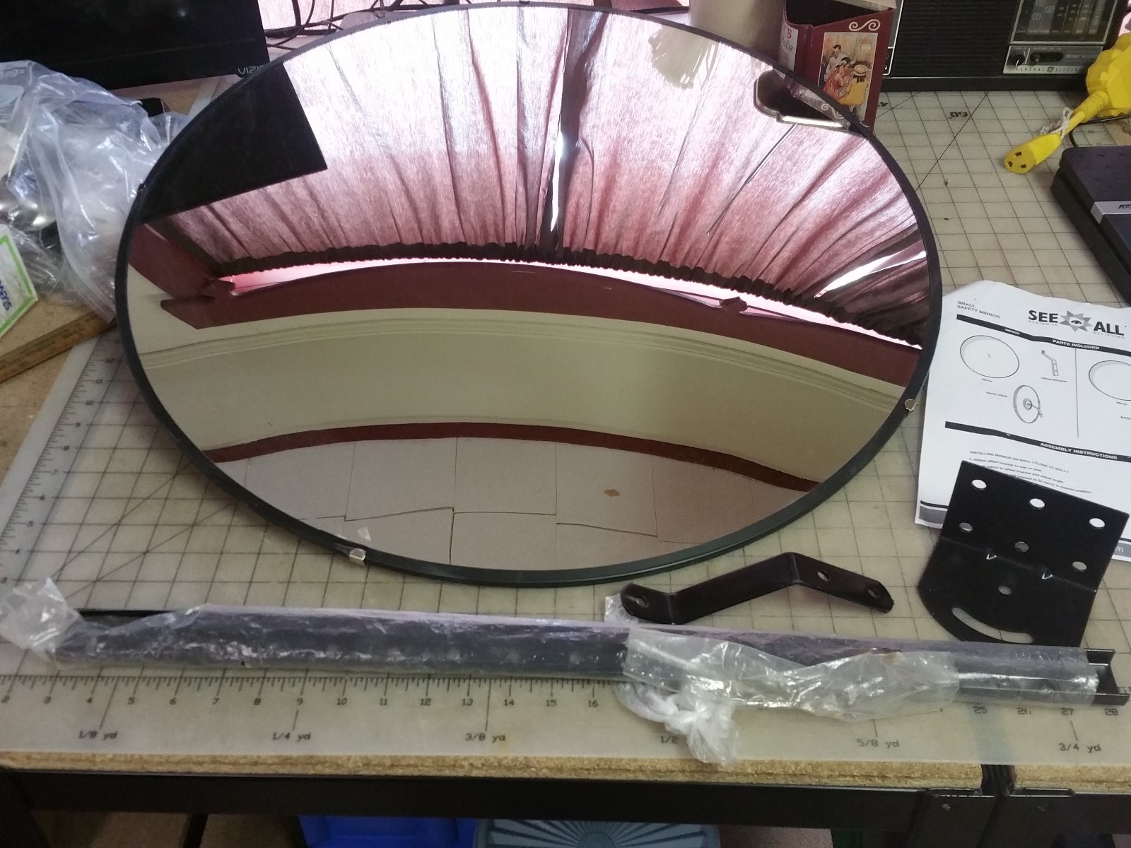 See All 160 degree Convex Security Mirror 26" dia. N26