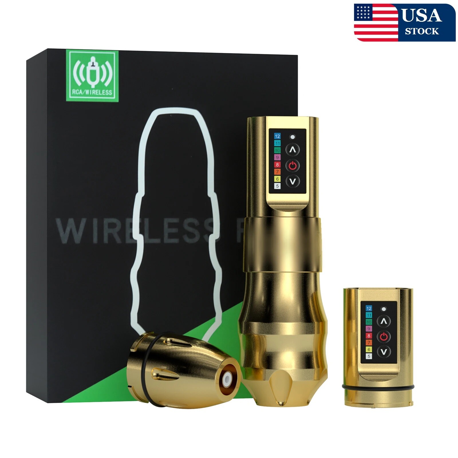 Tattoo Machine Kit Rotary Pen EXO Wireless Tattoo Power Supply 2pc Battery Packs