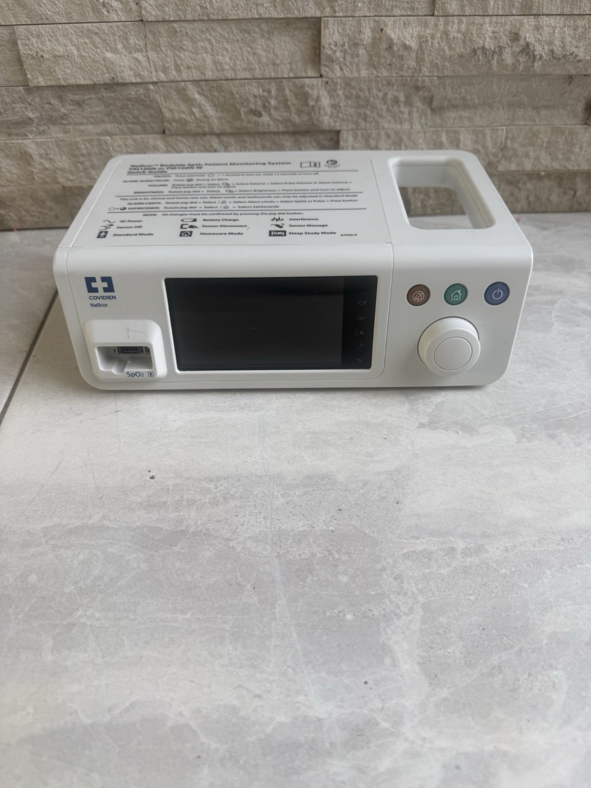 Covidien Nellcor PM100N Bedside SpO2 Patient Monitoring System