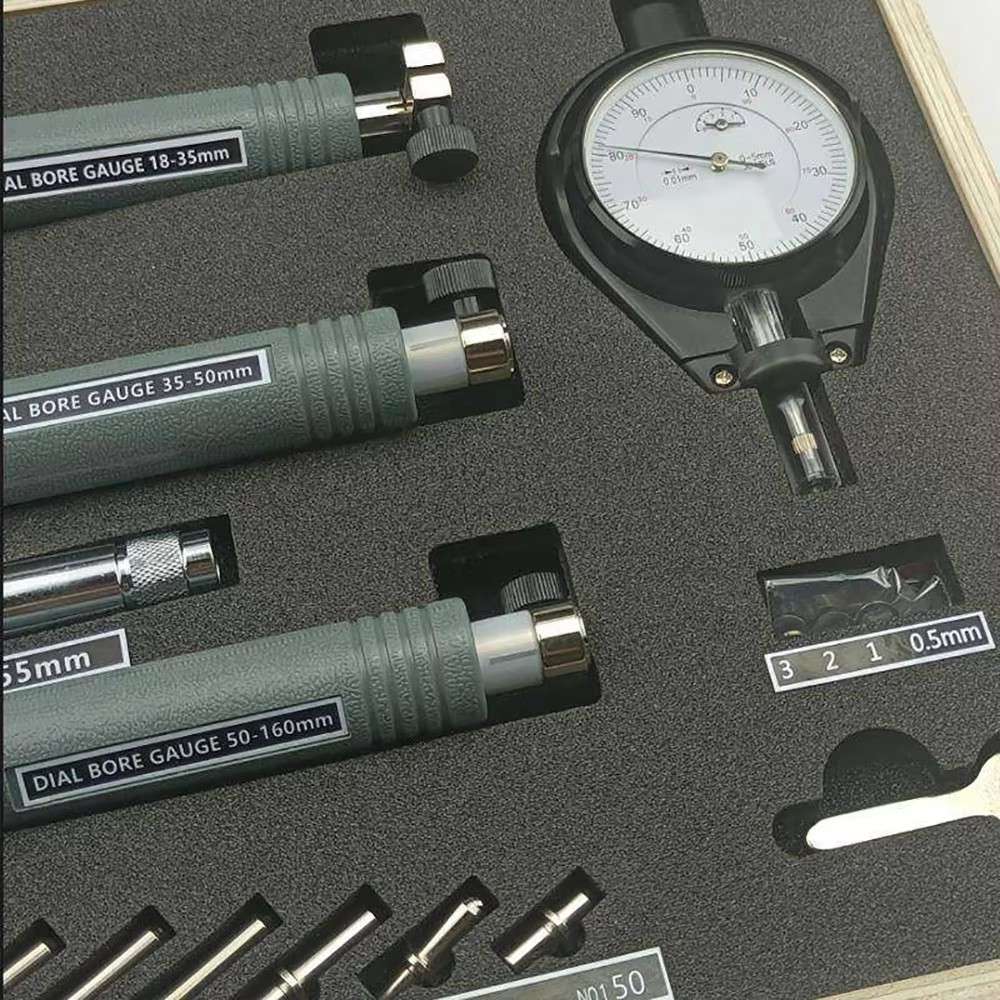 18-160Mm Inside Micrometer Bore Gauge Dial Indicator Cylinder Measuring Tool