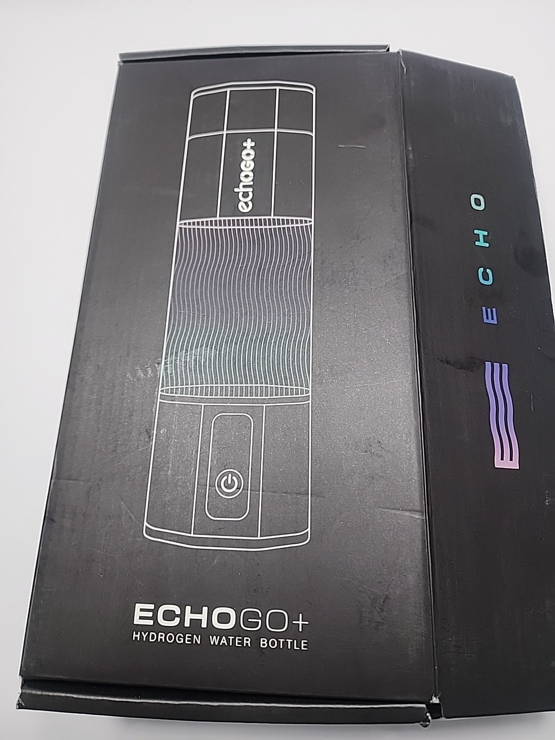 Echo Go+  Hydrogen Water Bottle Infusion Technology Rechargeable Black