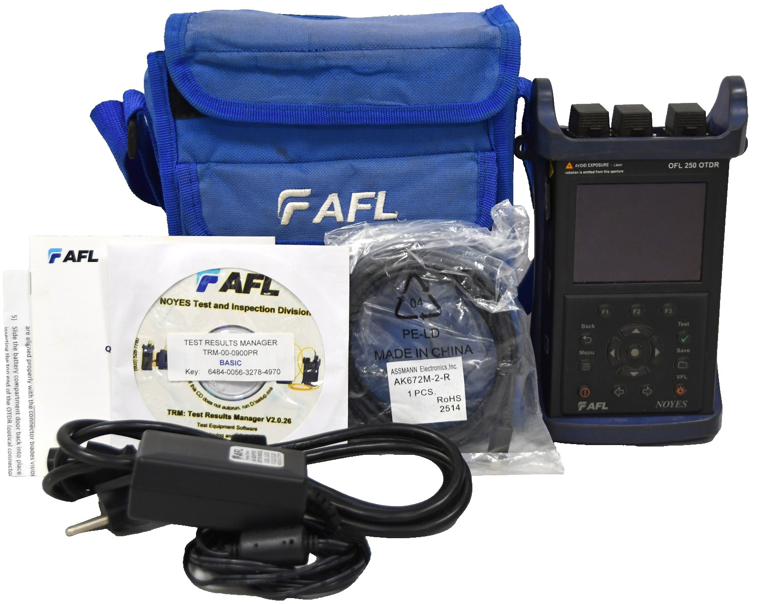 Noyes AFL OFL 250 Fiber OTDR VFL OPM OLS SM 1310 1550nm OFL250B 250