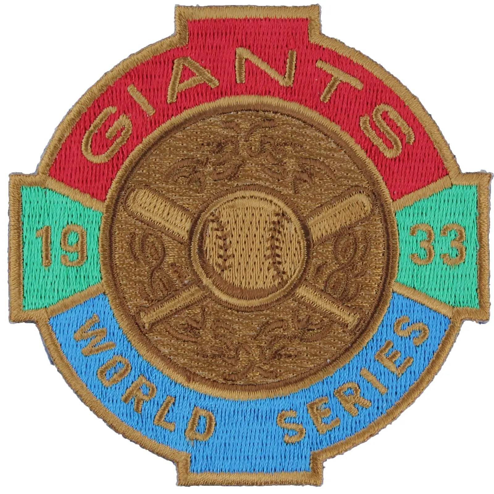 1933 MLB World Series Championship New York Giants Jersey Patch San Francisco