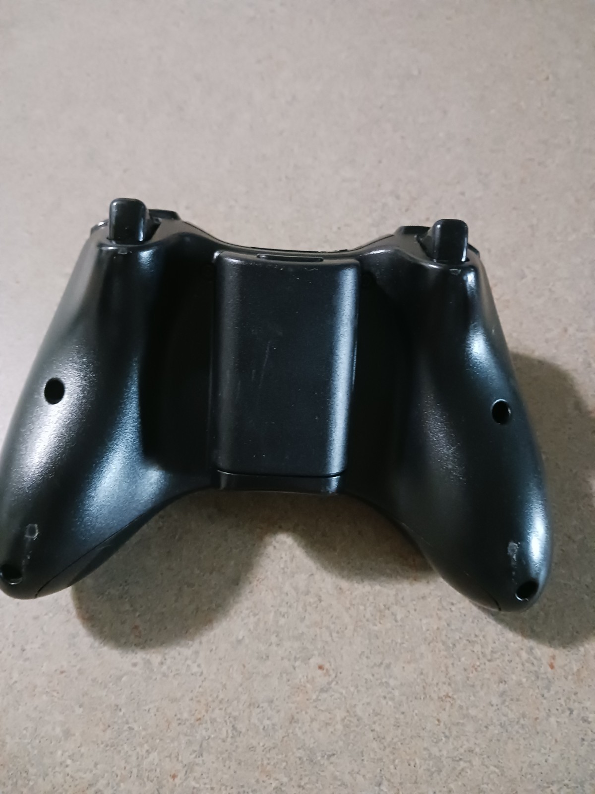 Original Microsoft Xbox 360 Black Wireless Controller OEM - clean & working -