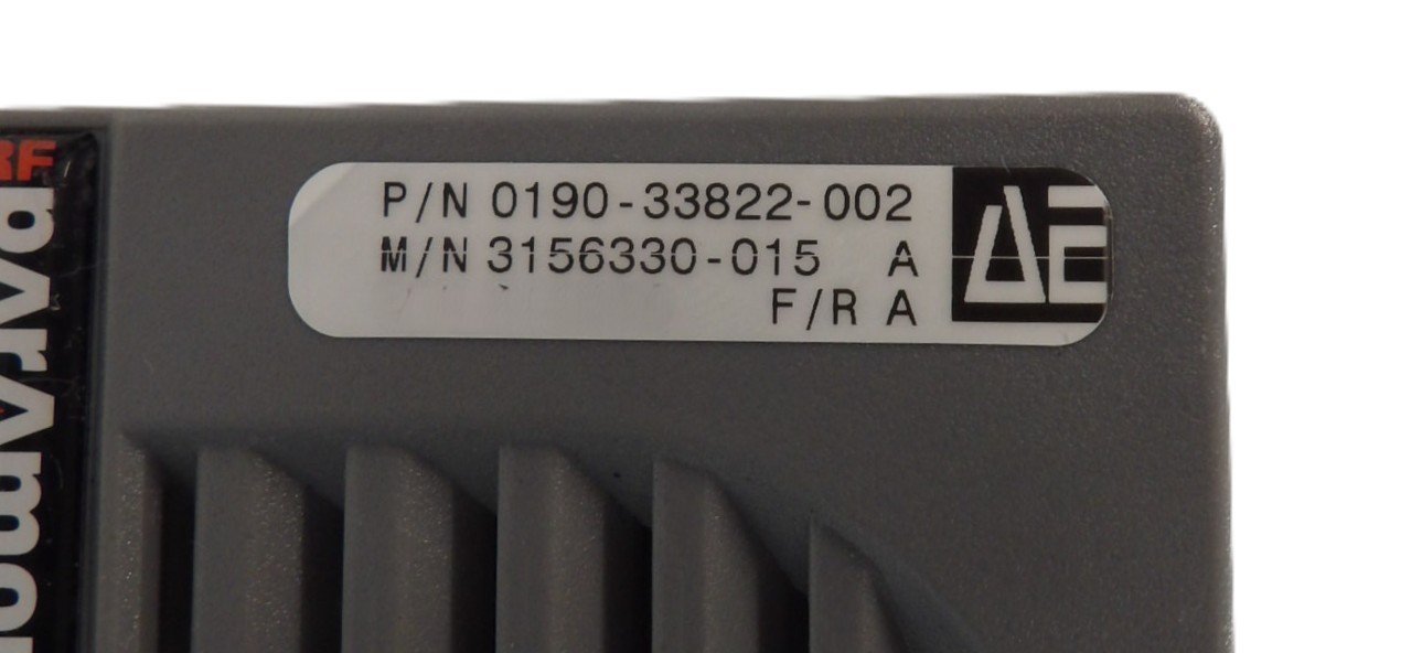 Paramount 3013 AE Advanced Energy 3156330-015 RF Generator Working Surplus