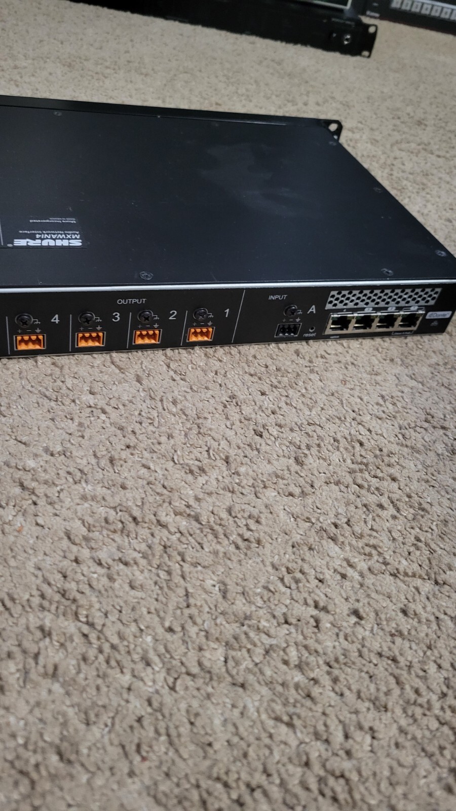 Shure MXWANI4 Audio Network Interface