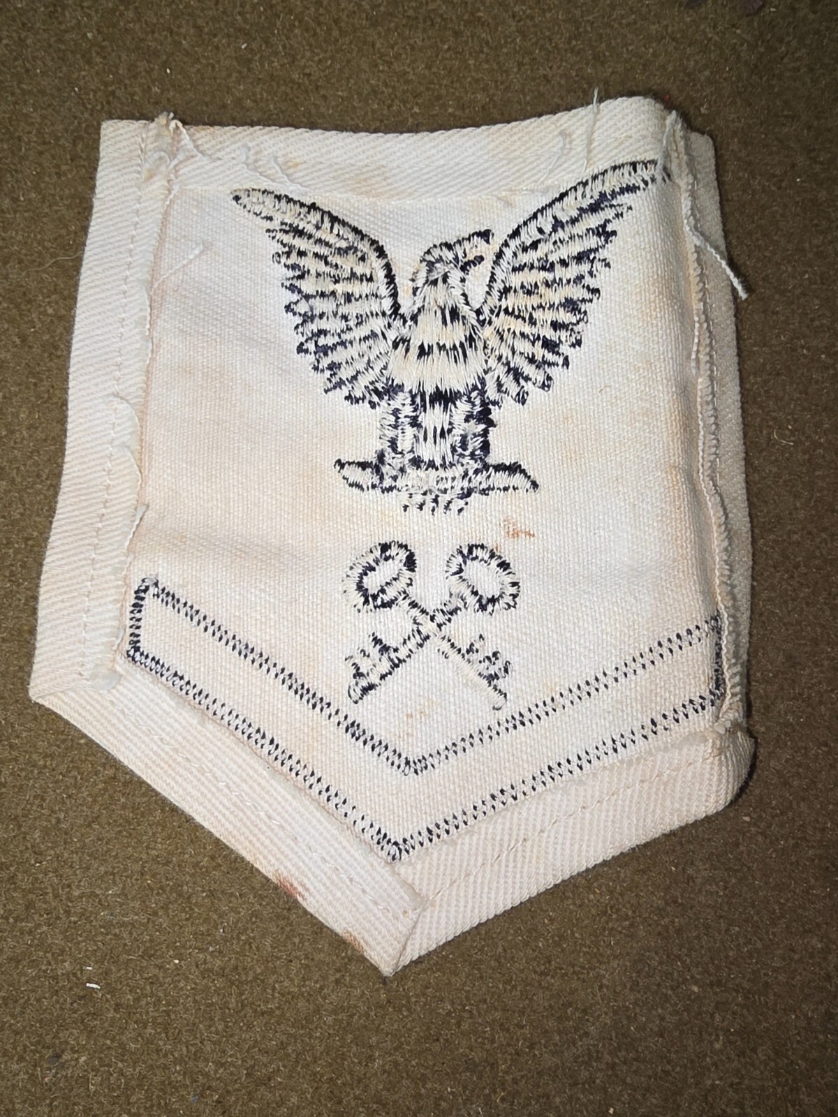 WWII US Navy Store Keeper 3rd Class Patch