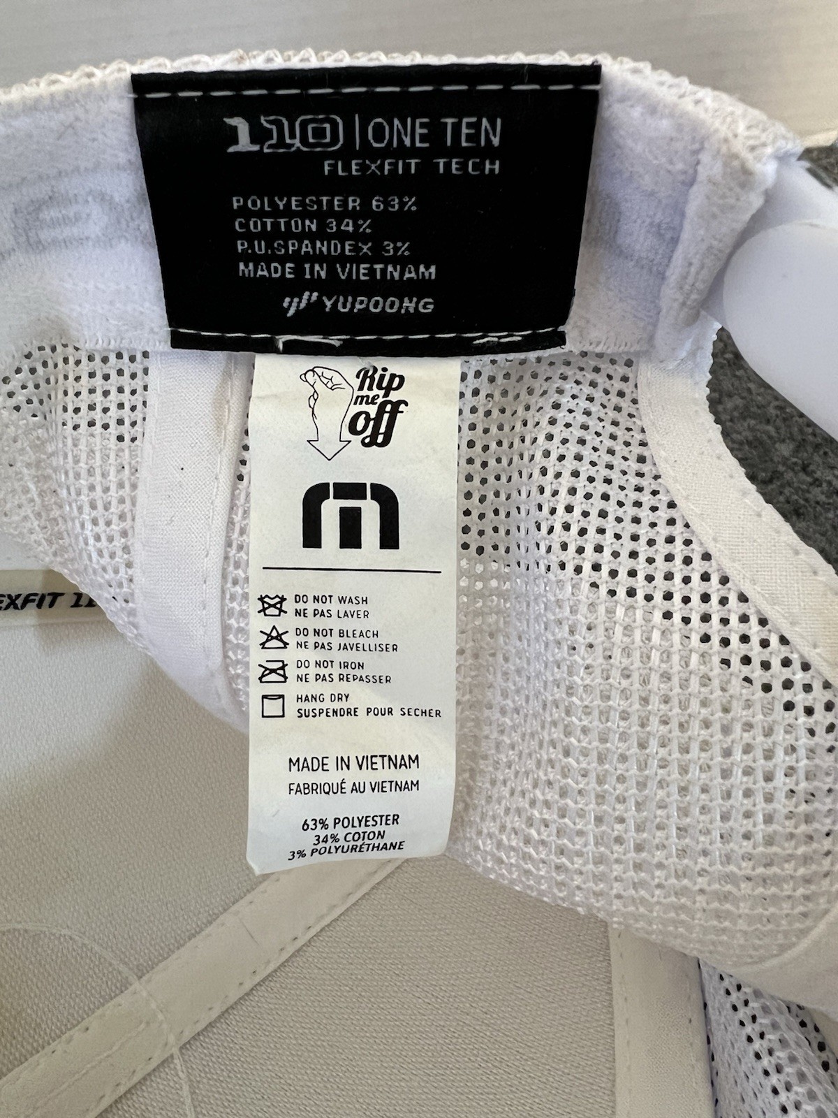 Travis Matthew Golf Hat SnapBack White Logo Patch Mesh Golfing Attire