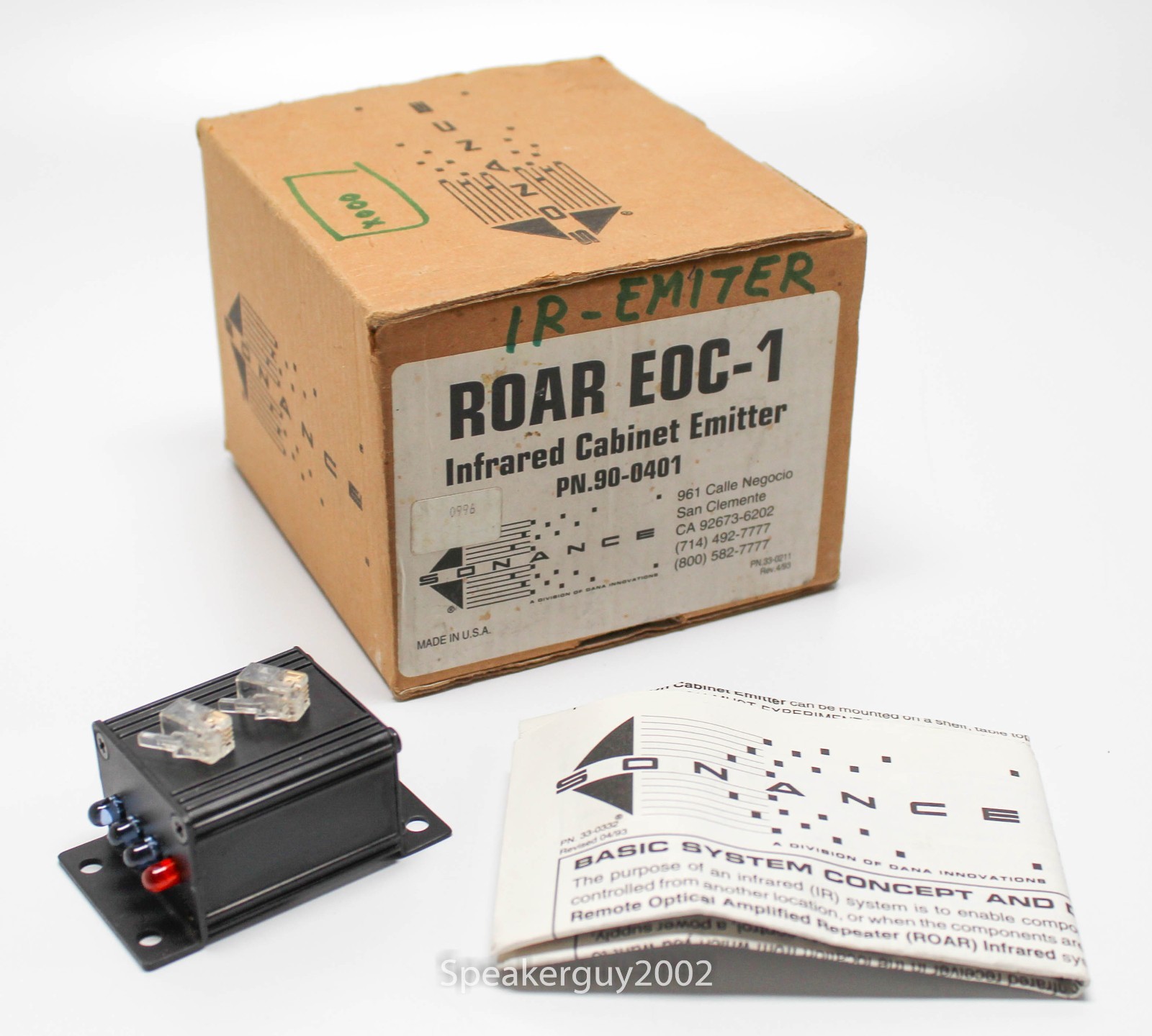 Sonance ROAR EOC-1 Infrared Emitter / 90-0401