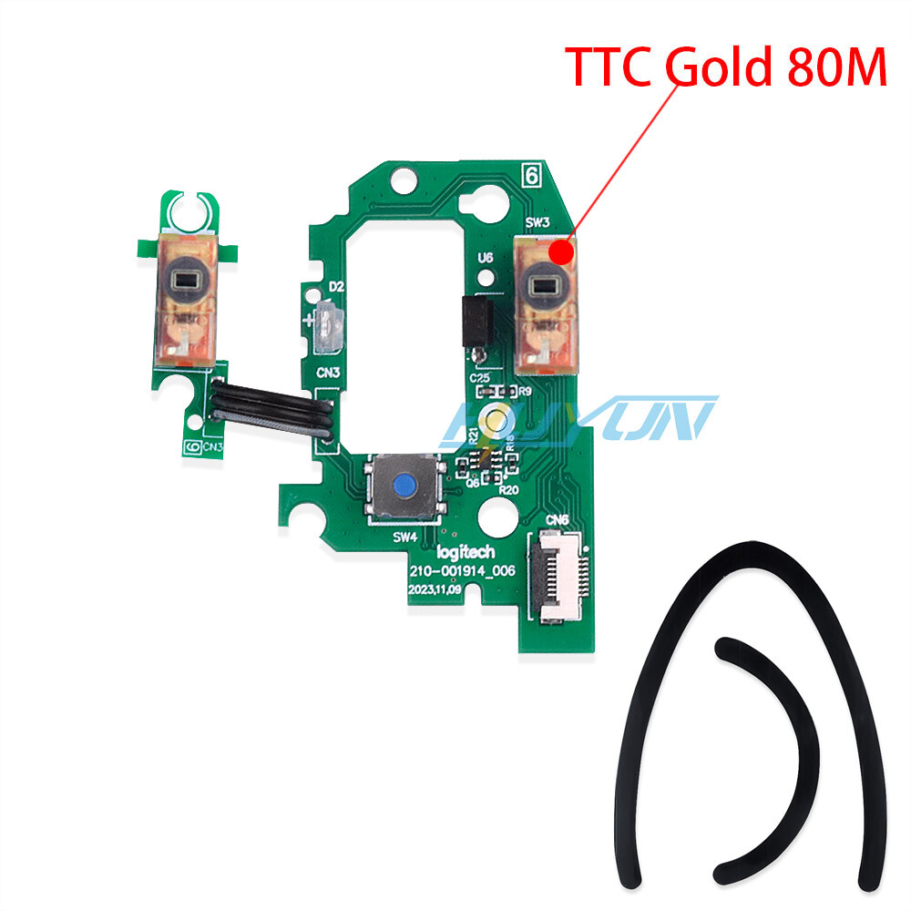 For Logitech MX Vertical Mouse's Encoder Wheel Scroll Switch Button Board