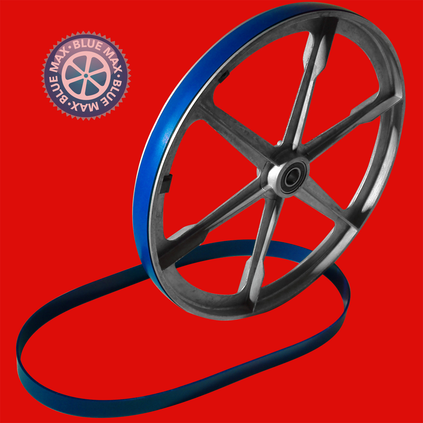 2 BLUE MAX ULTRA DUTY 19 1/2" X 1" URETHANE BAND SAW TIRES
