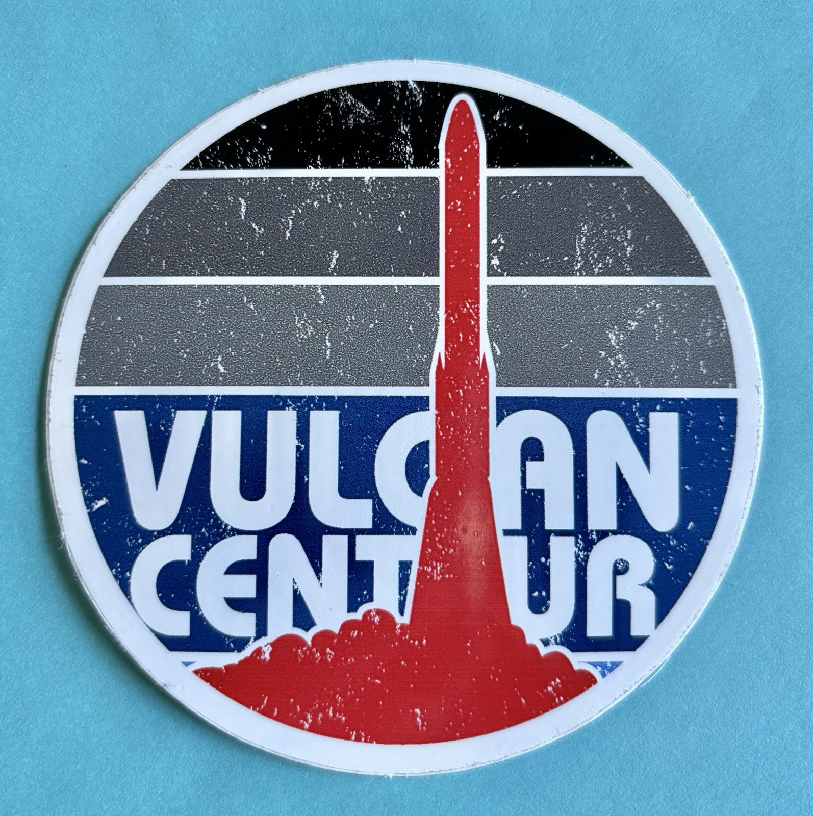 Vulcan Centaur Rocket Sticker 🚀 ULA Launch Decal 🚀 Retro Space Art NASA