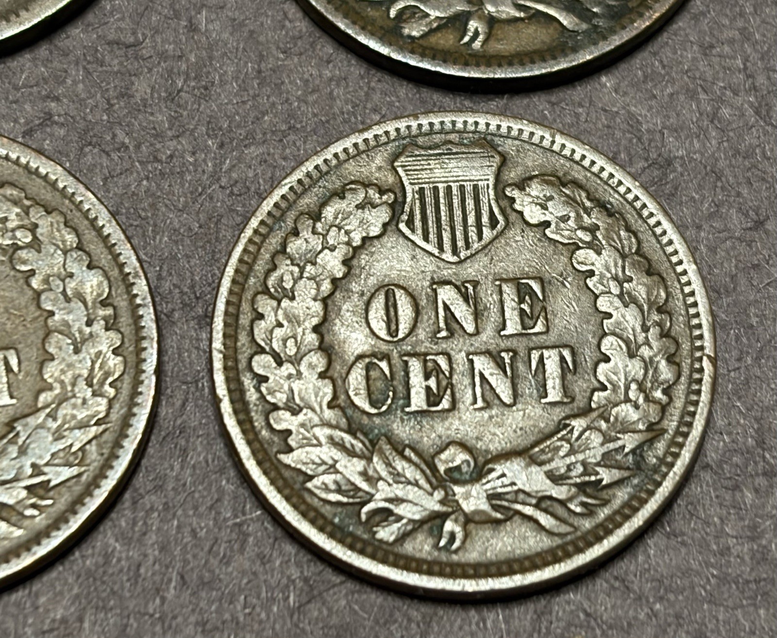 Indian Head Cents, 10 Different Dates Nice G - F