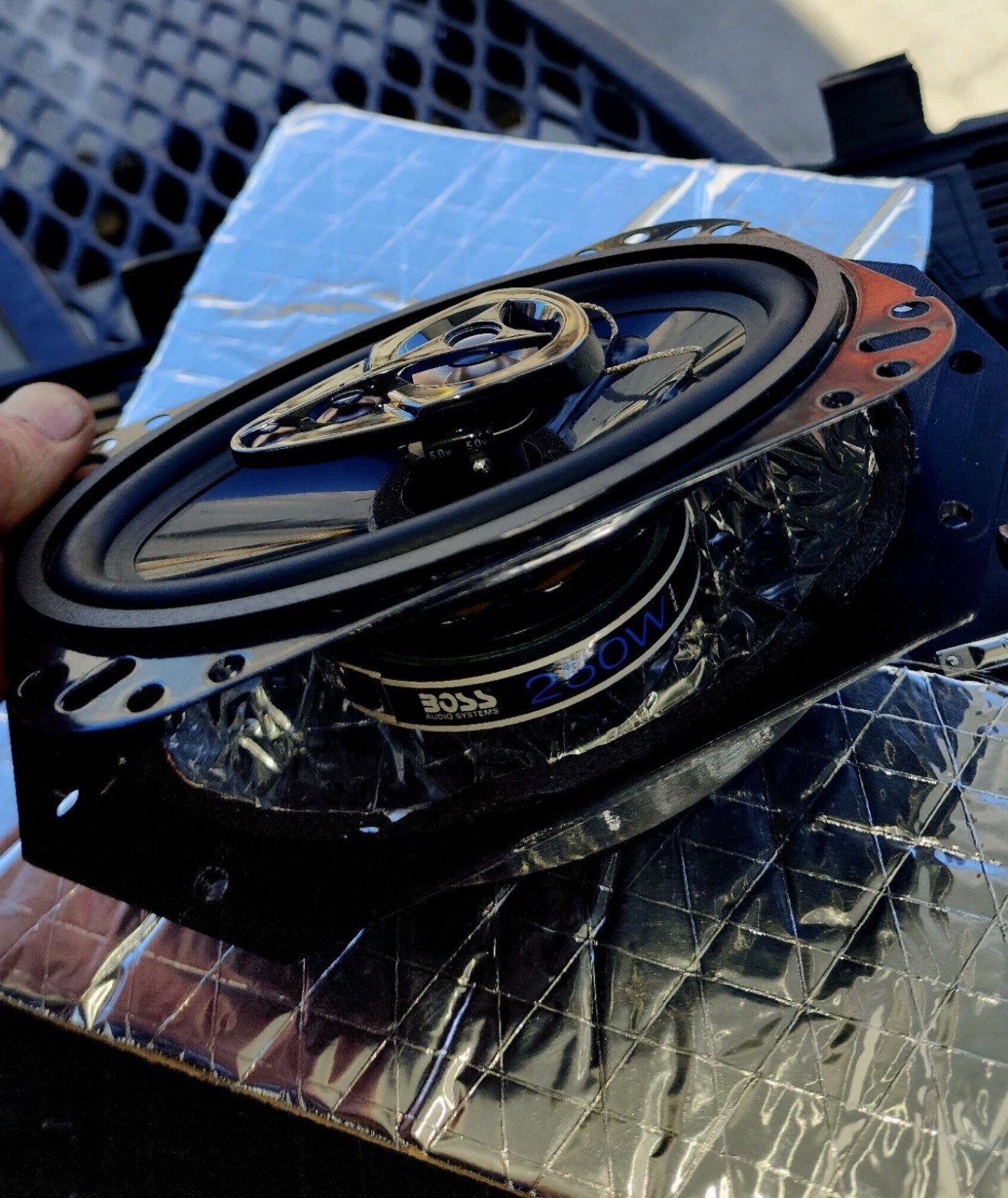 1x 1997-06 Jeep TJ speaker Adapter pod For 4x6 Speakers