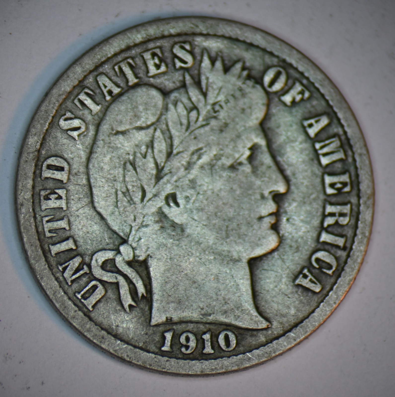 1910 Barber Dime