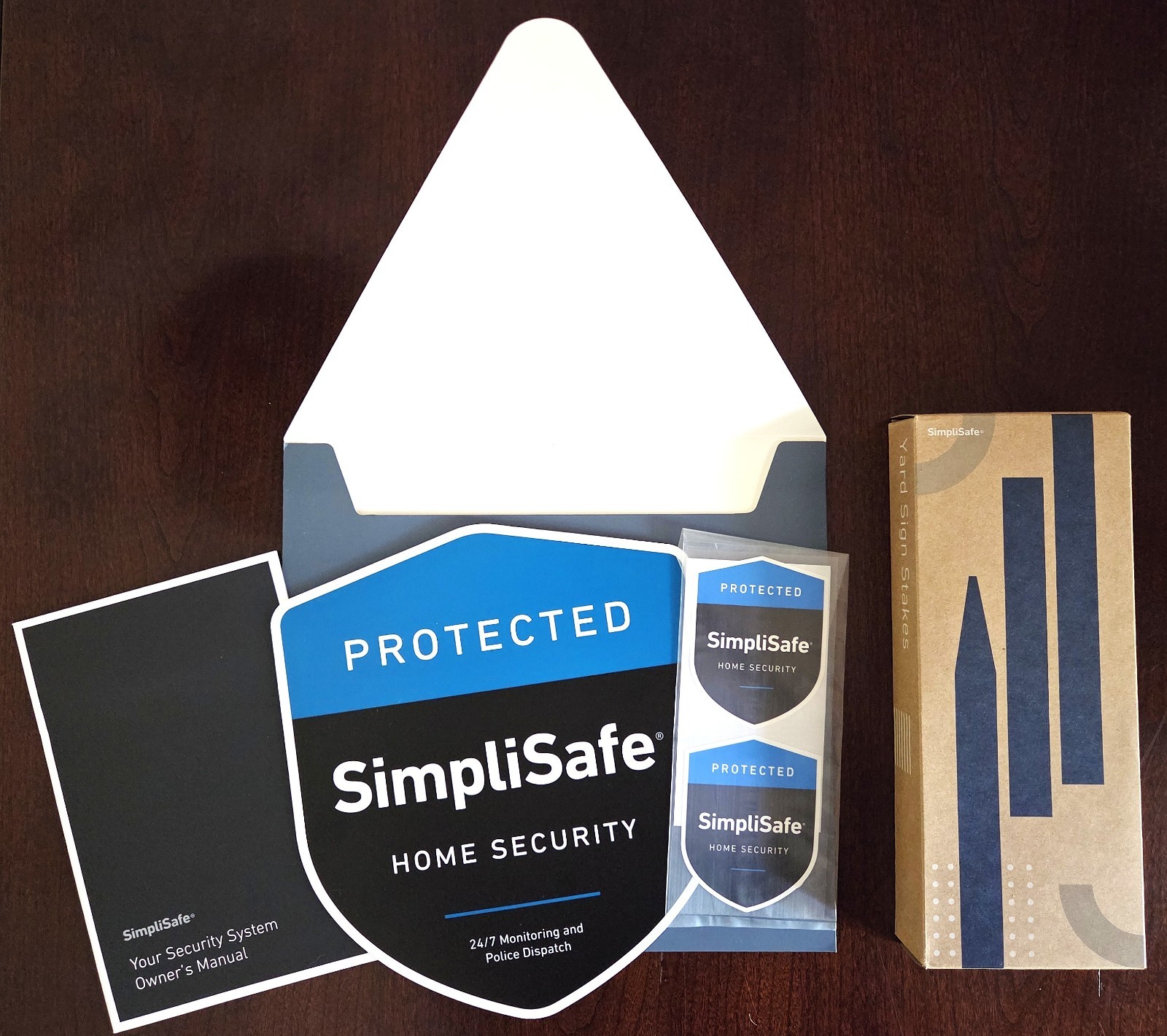 SimpliSafe Yard Sign, Stake and Window Decals - NEW