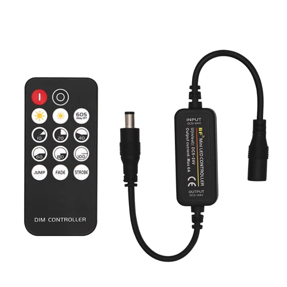 14KEY LED Controller For COB LED Strip Lights DIM Dimmer 2.4G RF Wireless Remote