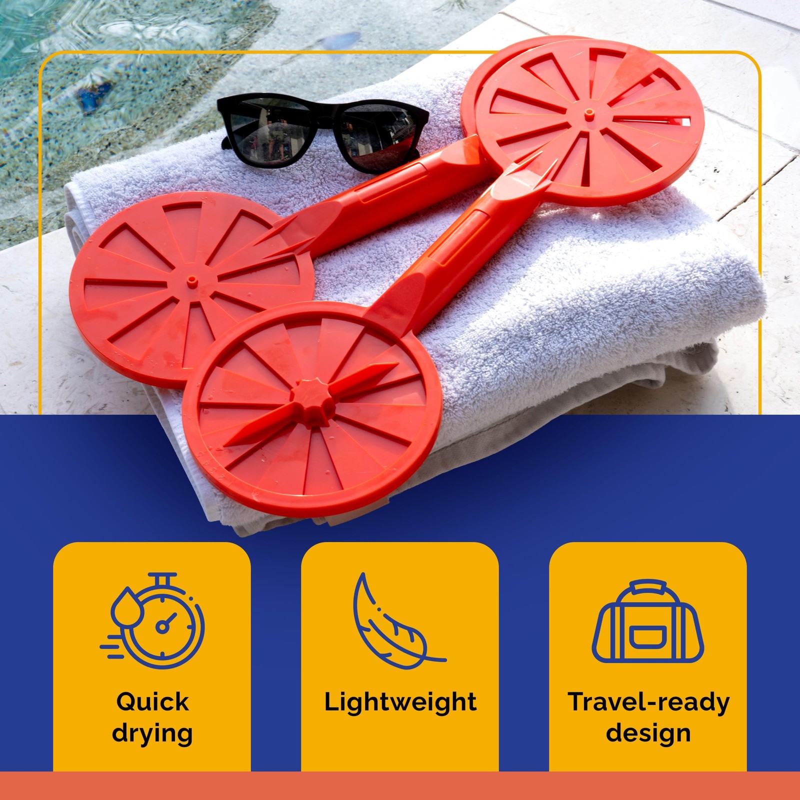 Pool Paddle Water Aerobics Equipment | Adjustable Resistance Pool Exercise, S...