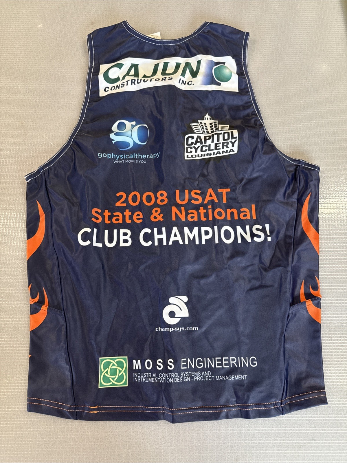 Champion System Men’s Tri Triathlon Top Large L (9433-G)