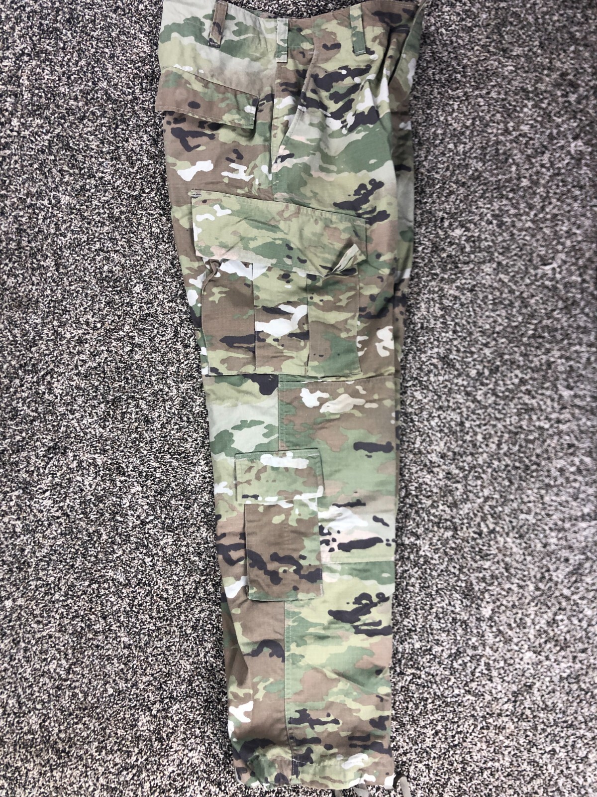 Army Combat Cargo Utility Trousers Uniform Multicam Unisex Small Regular
