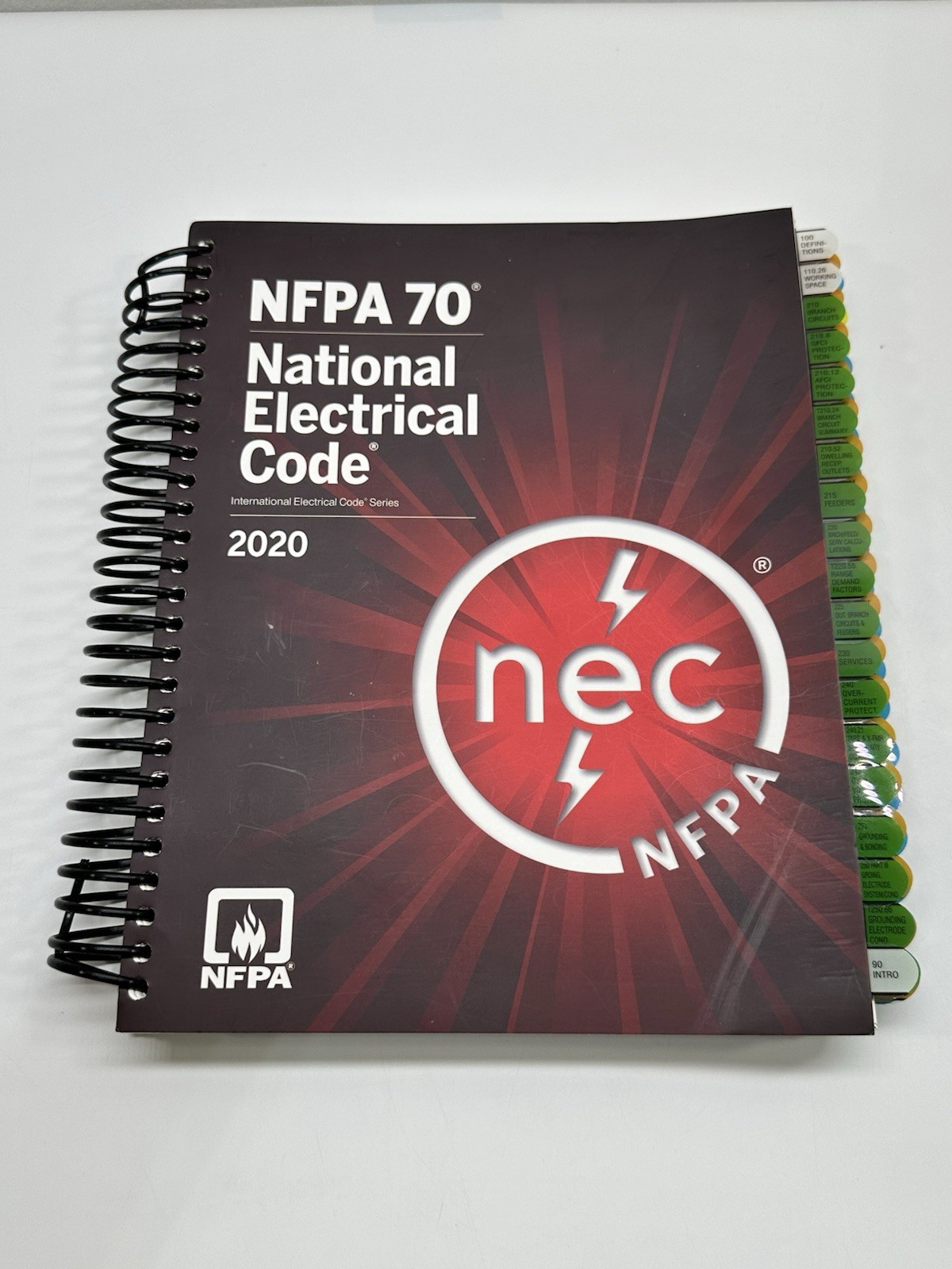 NEW NFPA 70, National Electrical Code  2020 Spiralbound Book Pretabbed Tabs NEC