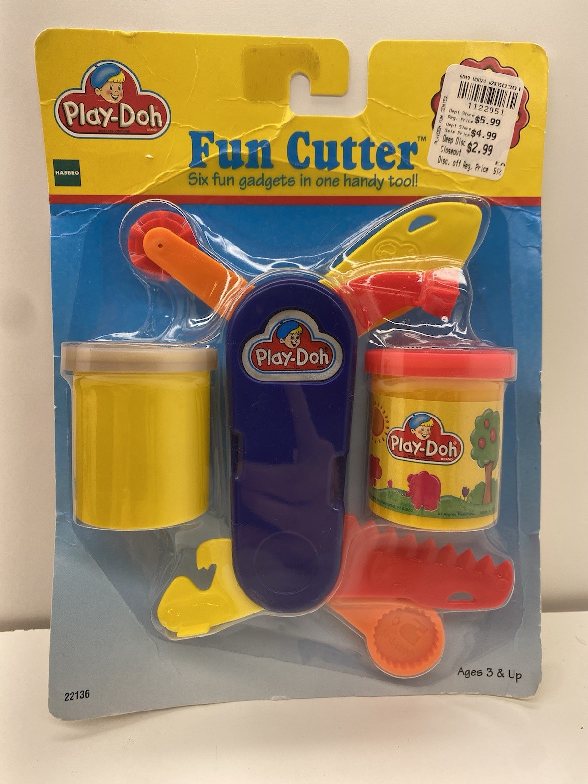 Vintage Play-Doh 1997 Fun Cutter Swiss Army Knife Multi-Tool Toy Children’s Play