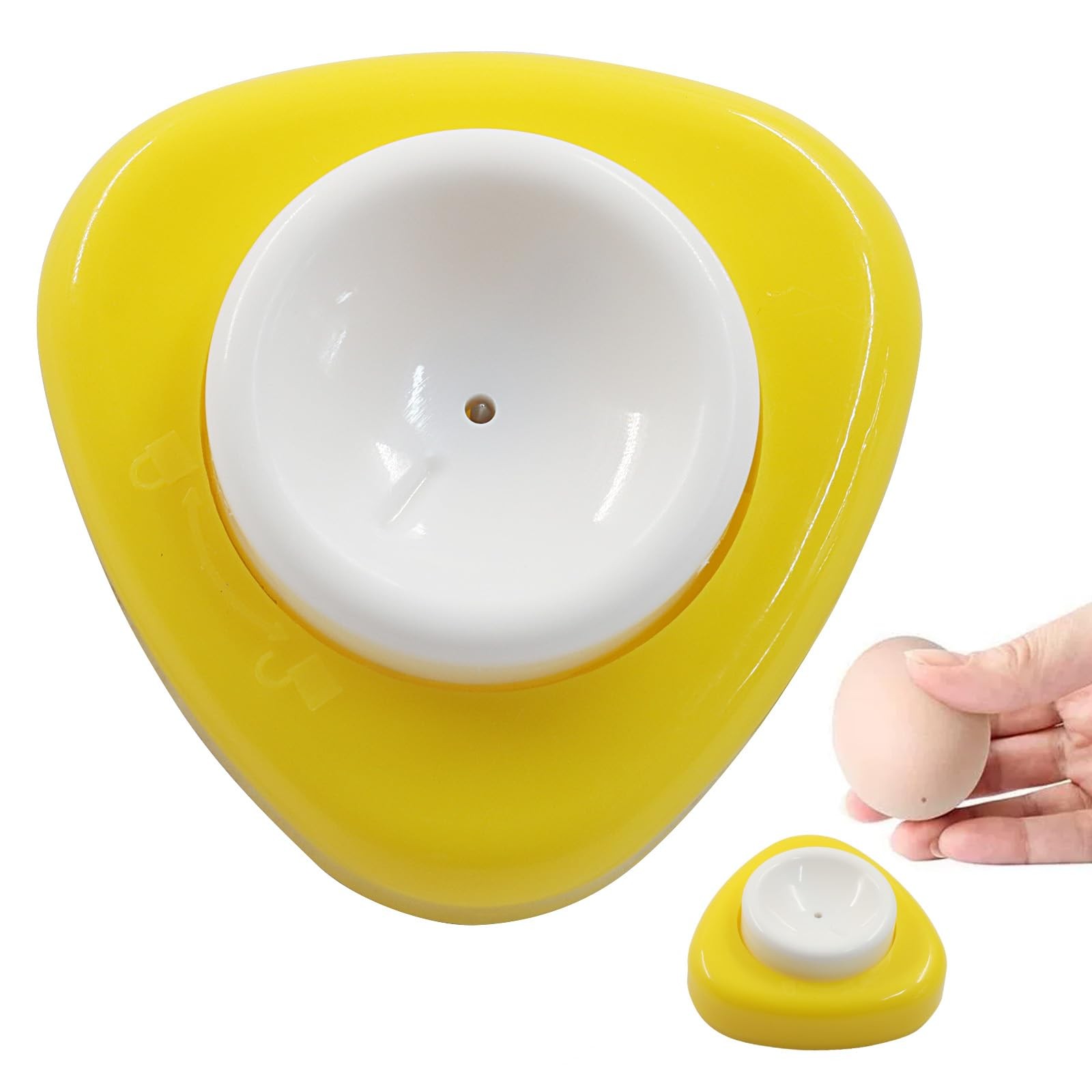 Cionyce Plastic Egg Piercer with Retractable Pin - Poker Tool for Yellow