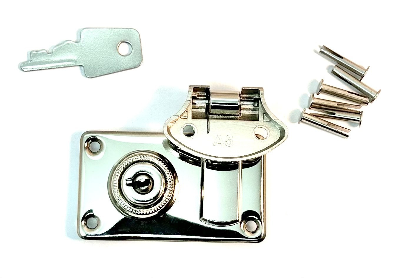 Guitar / Instrument Case Latch Lock Cheney Style Nickel Rickenbacker Replacement