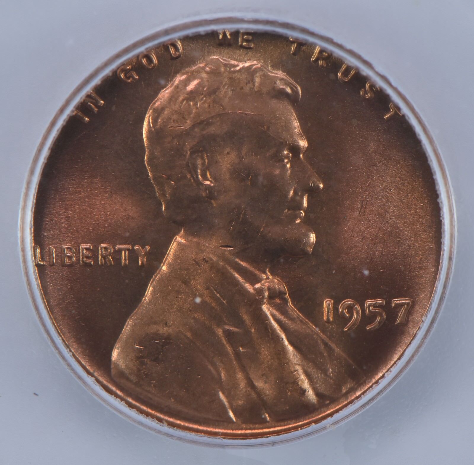 1957 Lincoln Wheat Cent MS66 RD ICG