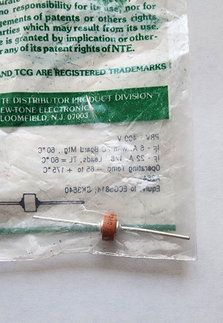 TCG 5814 Rectifier NOS Alt. ECG5814