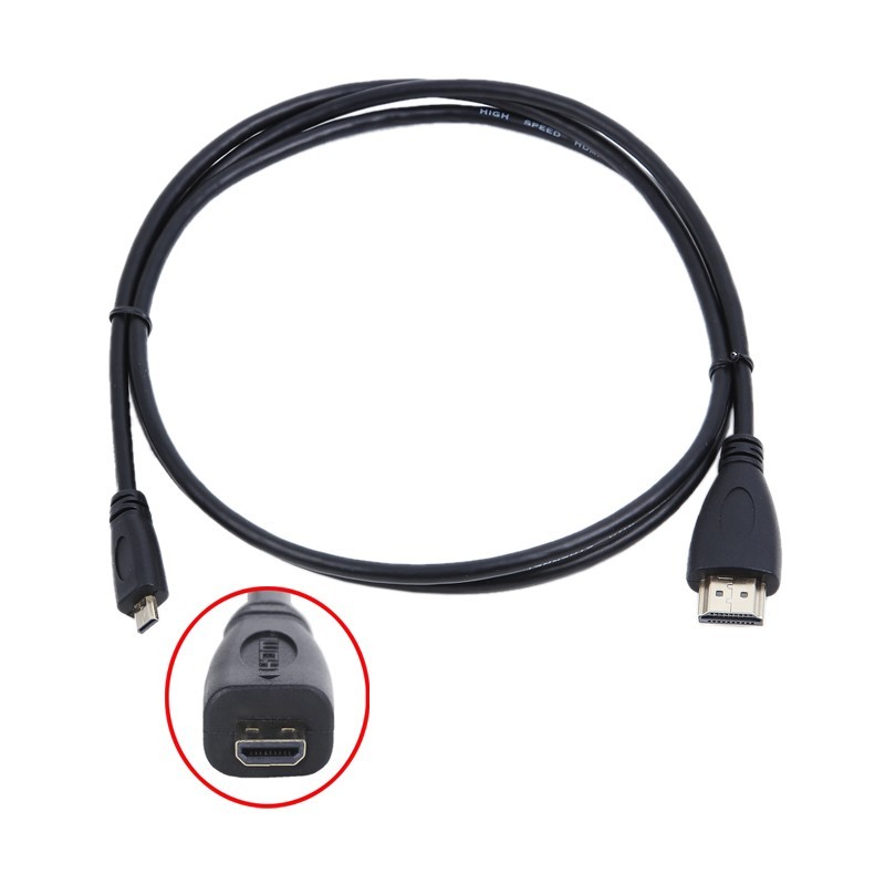 Micro HDMI A/V HD TV Video Cable Cord Lead for Samsung CAMERA HMX-W300 B W300R/N