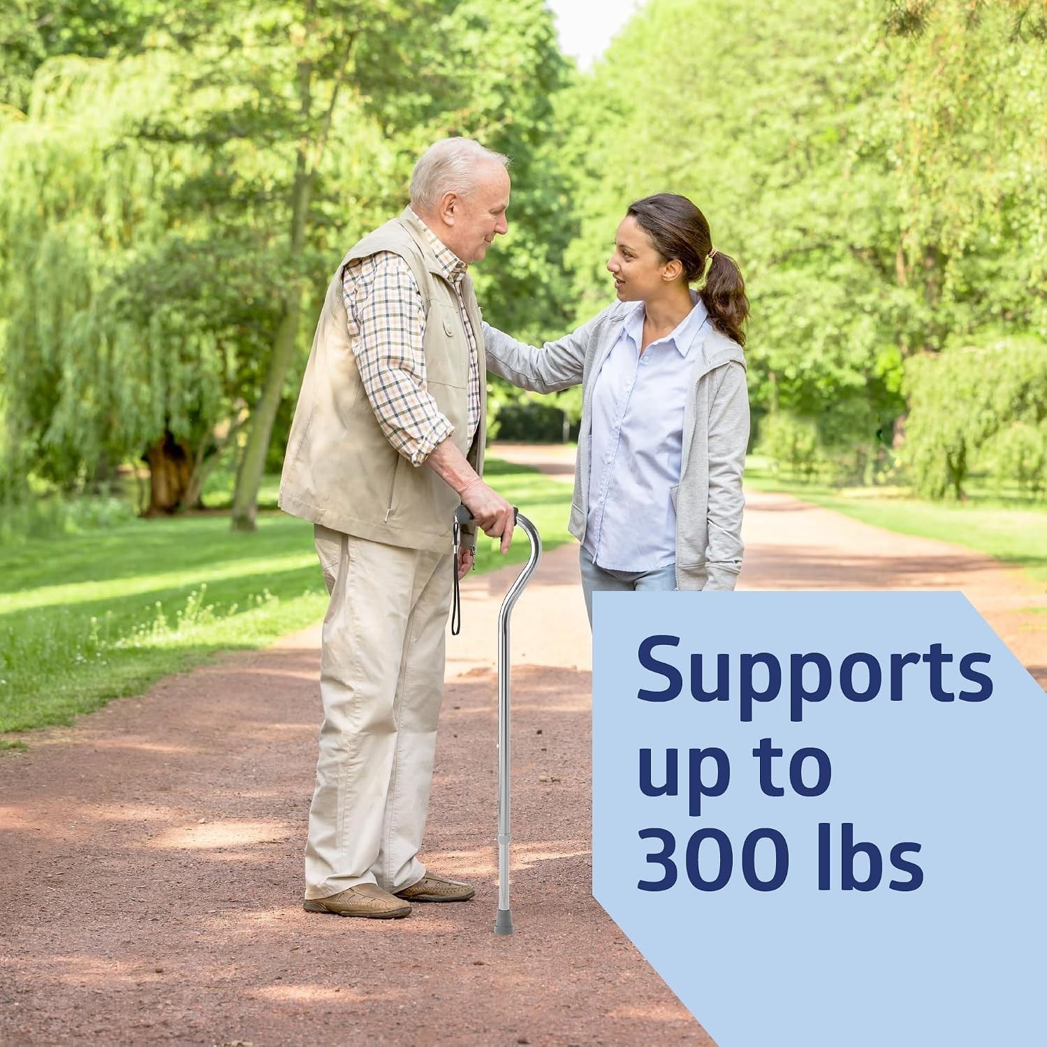 Comfort Grip Chrome Walking Cane – Elevate Your Mobility Style with Stability