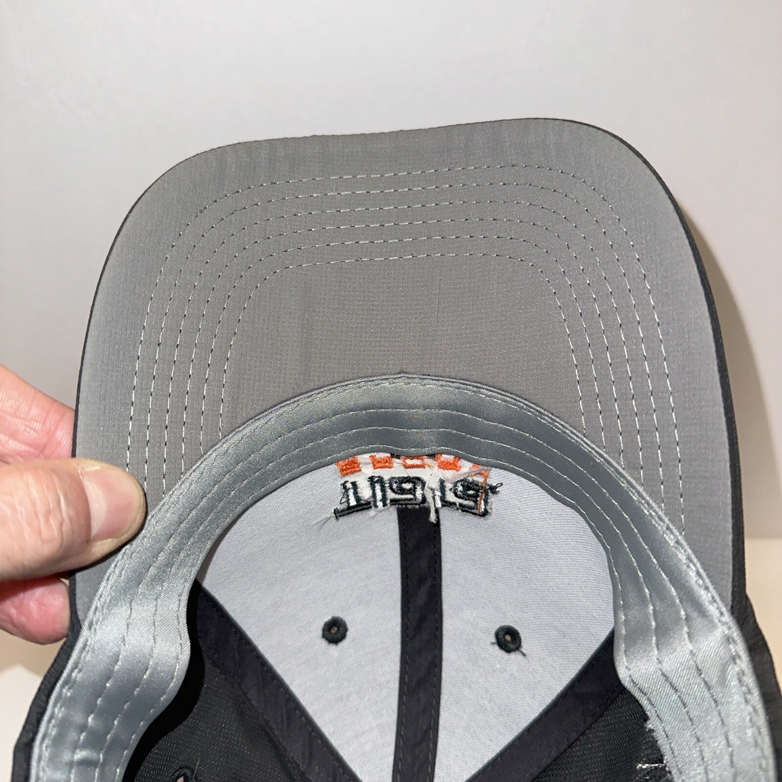 TIAIA Sport Gray Hat Cap Hook Loop Plastic Buckle Imperial Brand