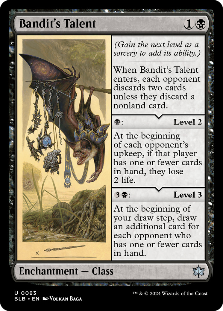 x1 Bandit's Talent BLB Bloomburrow MTG 83 UNCOMMON M/NM 1x