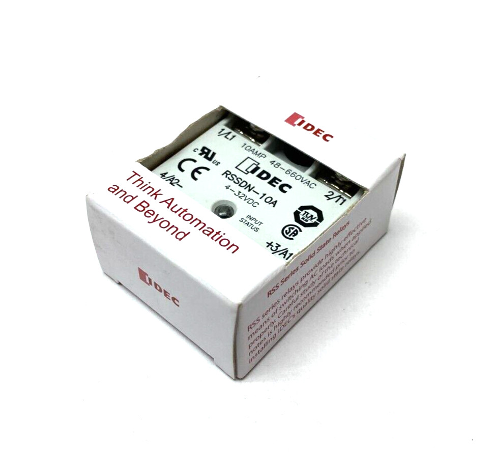 IDEC RSSDN-10A Solid-State Relay 4-32VDC, 48-660VAC 10A