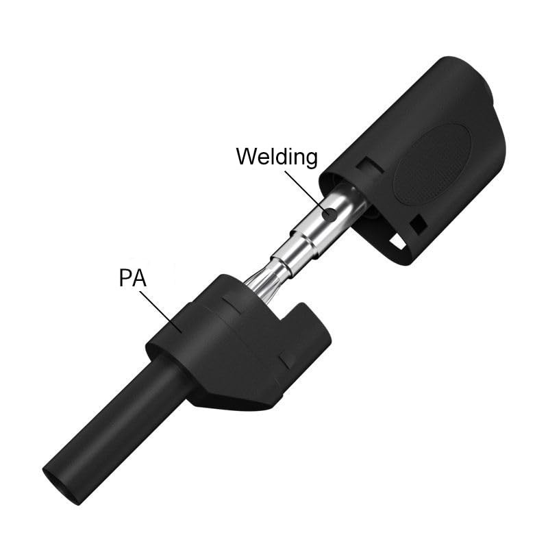 Multimeter Test Leads Ends 4mm Stackable Banana Plug Connectors 600V 32A