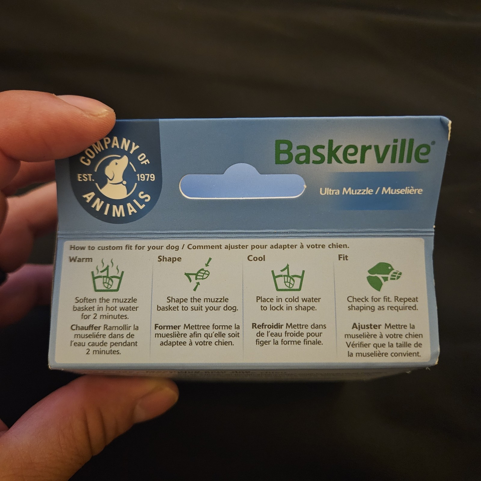New Baskerville Ultra Muzzle - Size 1 - Recommended by Dr Mugford