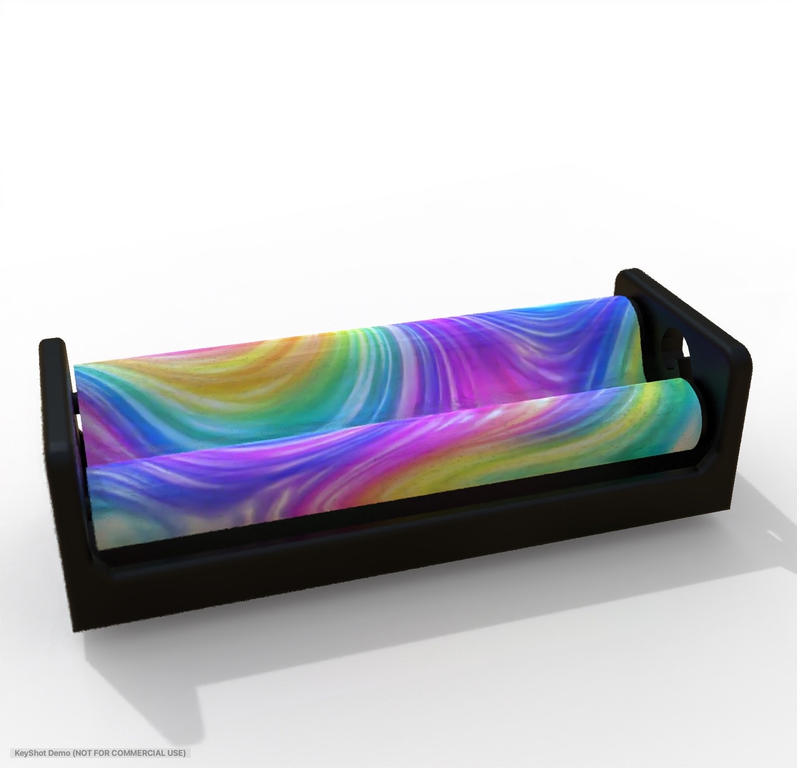 Rainbow Swirl Rolling Machine | 78mm Manual Roller