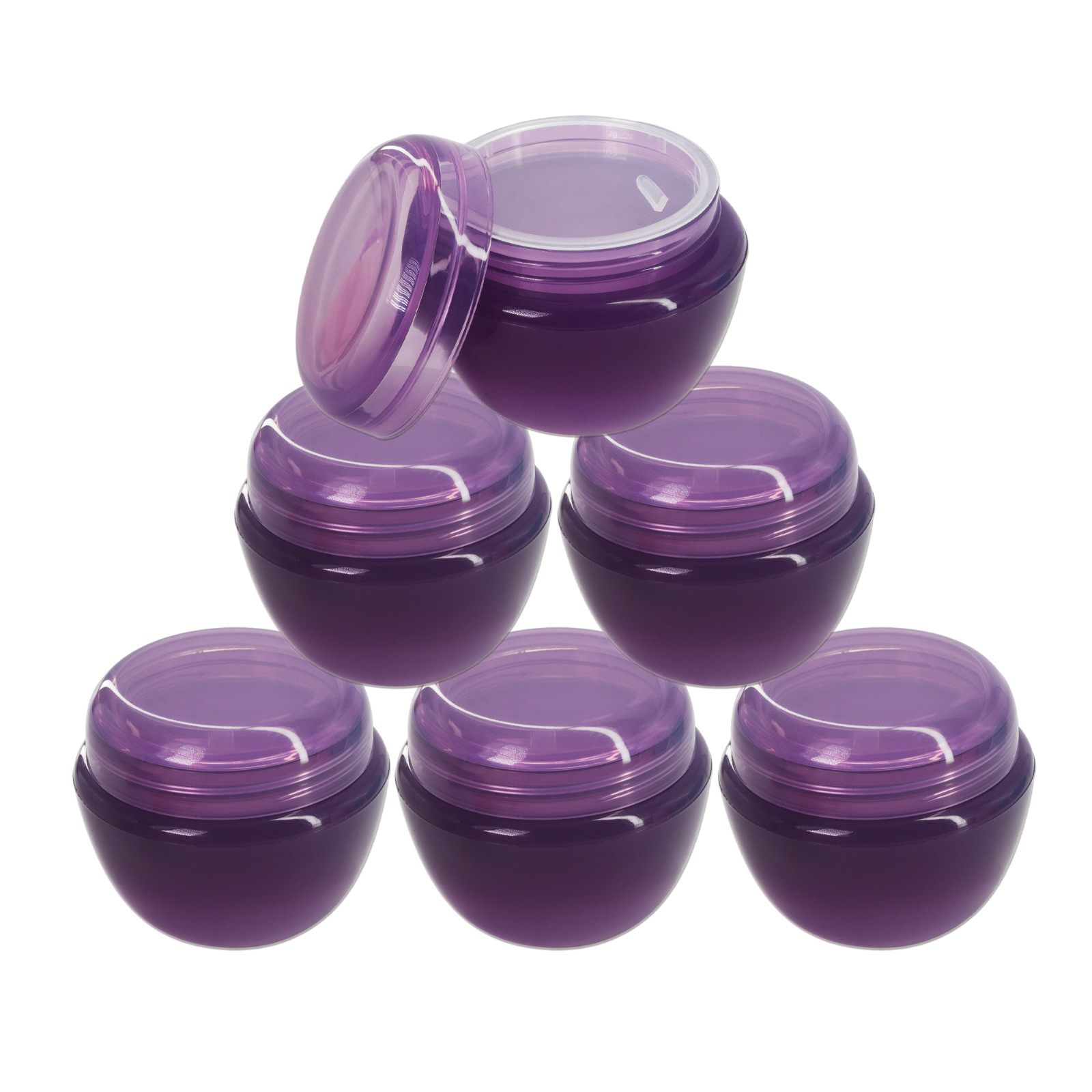 Beauticom® (6 Pieces) 50G/50ML High Quality Purple OV Container Jars
