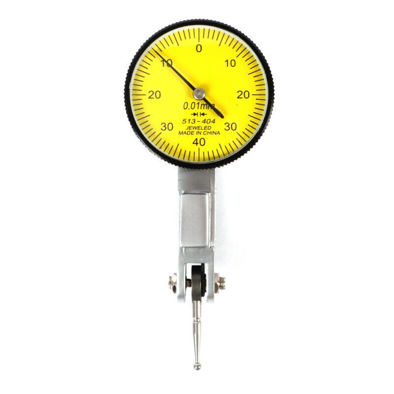 0-0.8mm Precision Waterproof Dial Test Lever Indicator Gauge Scale Meter Tool C#