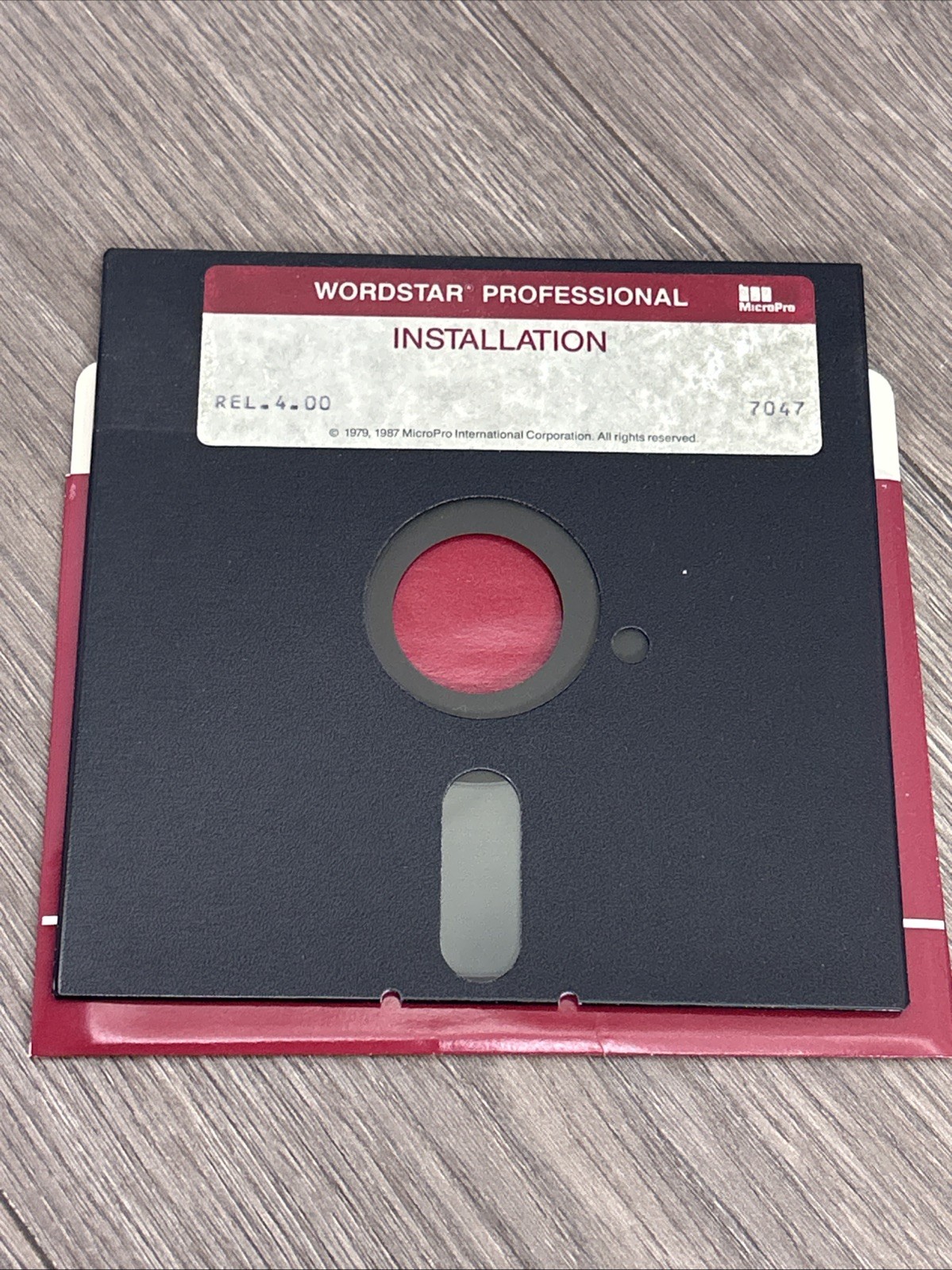 Wordstar Professional Release Complete 4 Disk Set DOS Software Vintage Floppy