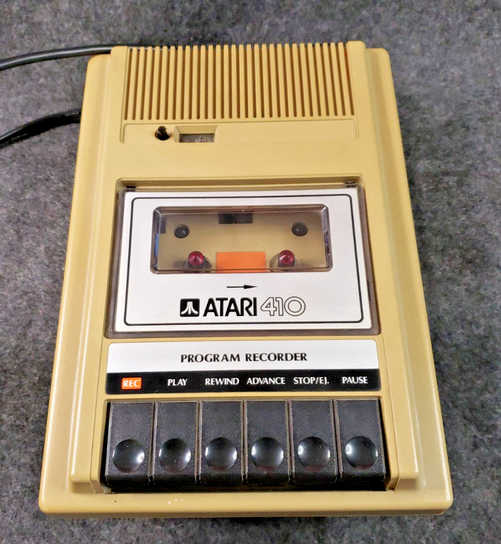 Atari 410 Program Recorder for  Atari Computers for Repair needs belt ....(SB10)