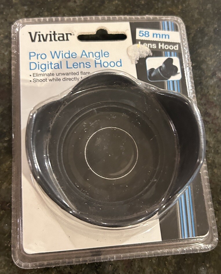 Vivitar 58mm Pro Digital Tulip Hard Lens Hood